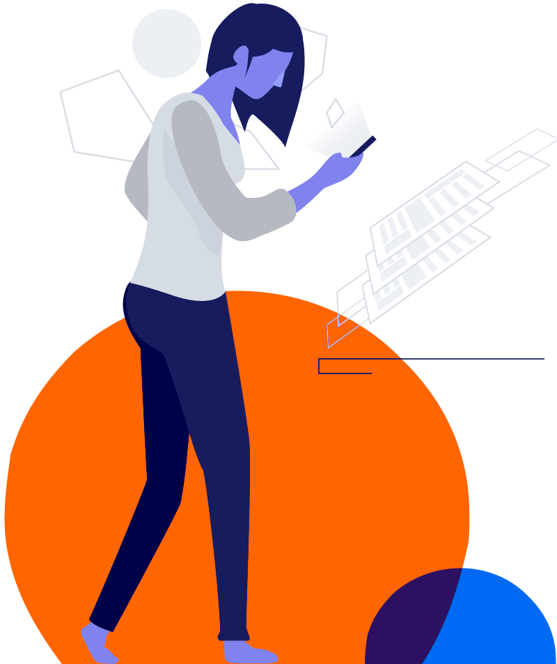 Frau-Handy
